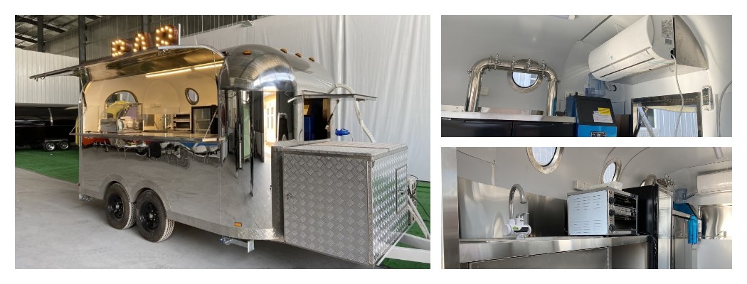 fully equipped mobile trailer bar for sale near me